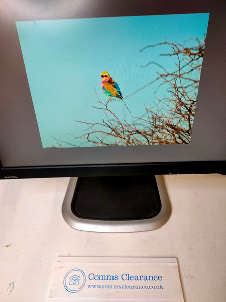 HP LE2201W 22" Monitor VGA with Original High Desk Stand and Leads