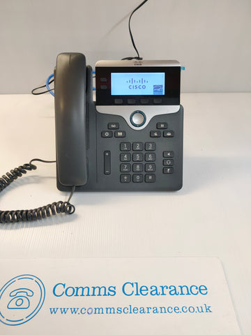 Cisco CP-7821 VoIP SiP IP Unified Phone