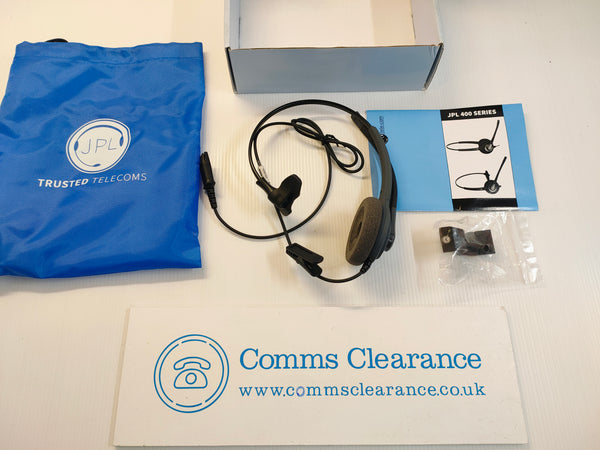 JPL Monaural N/C Office Headset JPL-401-PM (Plantronics QD Compatible)