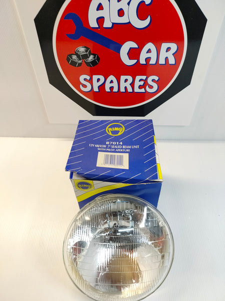 Ring R7014 12v 60/45w 7" Sealed Beam Headlight Unit