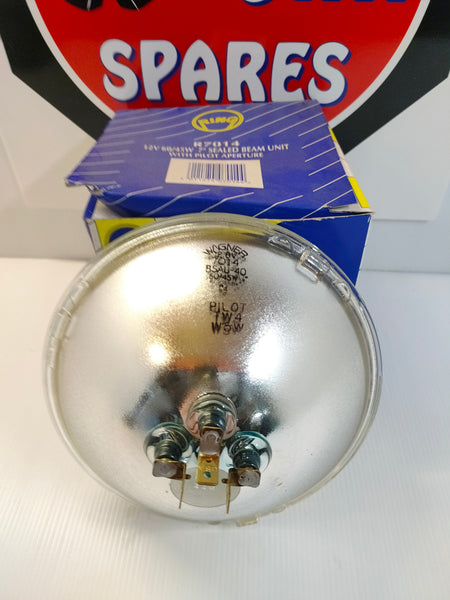Ring R7014 12v 60/45w 7" Sealed Beam Headlight Unit