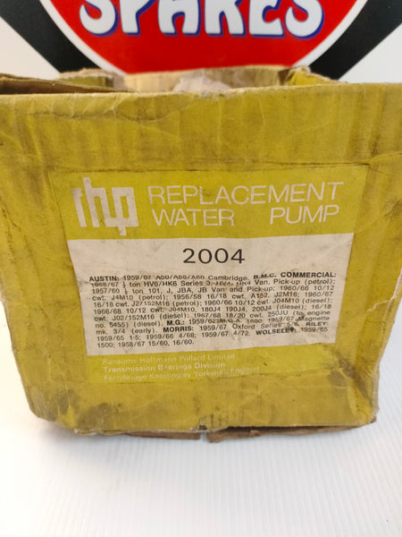 rhp 2004 Replacement Water Pump (Austin / Morris / Wolseley)
