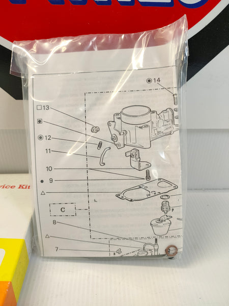Webcon 32DIS Solex Carburettor Service Kit 9611709000 SX205