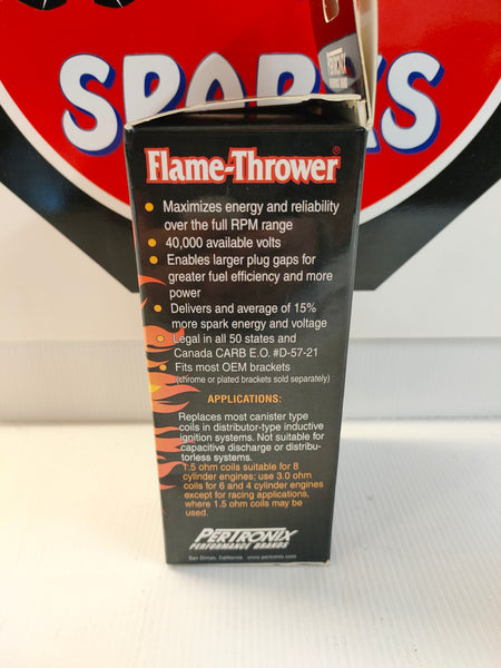 Pertronix 40001 Flame Thrower 40000v 1.5Ohm Chrome Coil