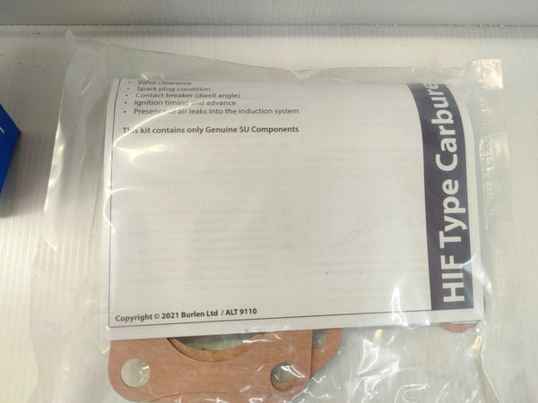 SU CSK83 HIF6 Carburettor Service Kit (Single)