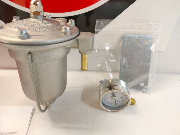Malpassi Filter King Competition FPR007/G Fuel Filter and Pressure Gauge