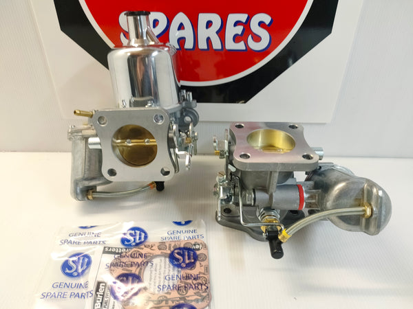 SU AVC981T HS6 Pair Carburettors Austin Healey 3000 MKII BJ7 6-cyl 1962-1964