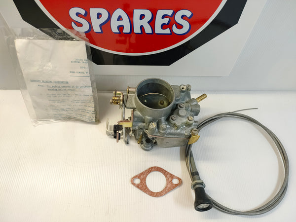 Zenith 36IV Carburettor F7016 Specification (Ford Consul V4)