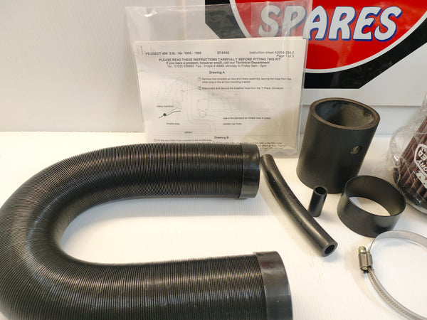 K&N 57-0192 Filter Charger Cold Air Kit (Peugeot 406)