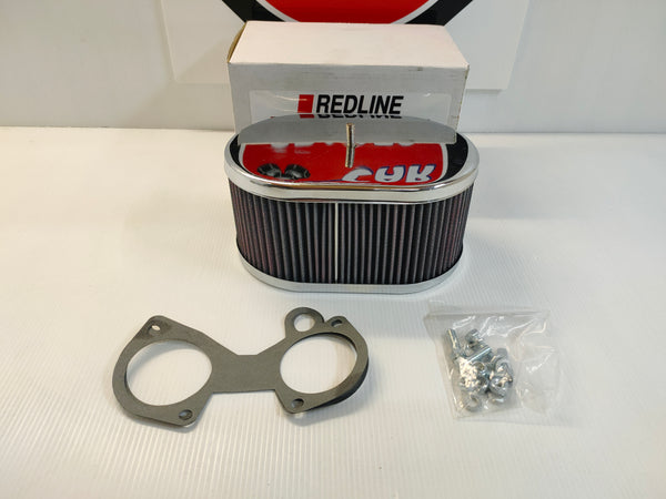 Redline AFB302 Chrome Air Filter 89mm (Weber 40/45 DCOE)