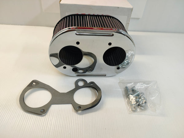 Redline AFB302 Chrome Air Filter 89mm (Weber 40/45 DCOE)