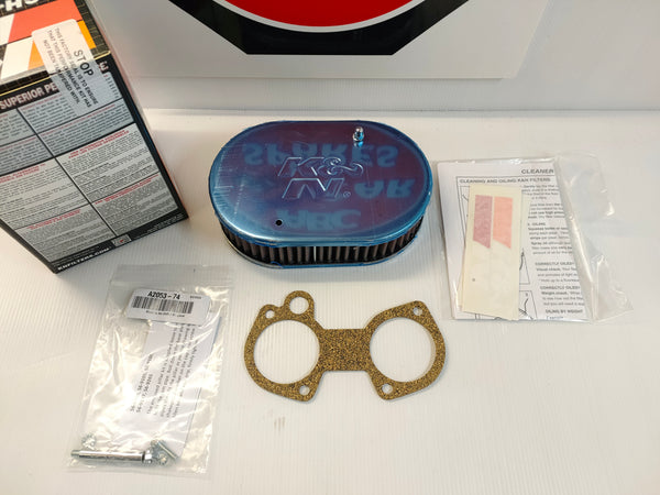 K&N 56-9106 Chrome Custom Racing Assembly Air Filter