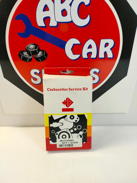 Webcon 9611734000 SX248 32 PBISA 12 Solex Carburettor Service Kit (Citroen, Peugeot)