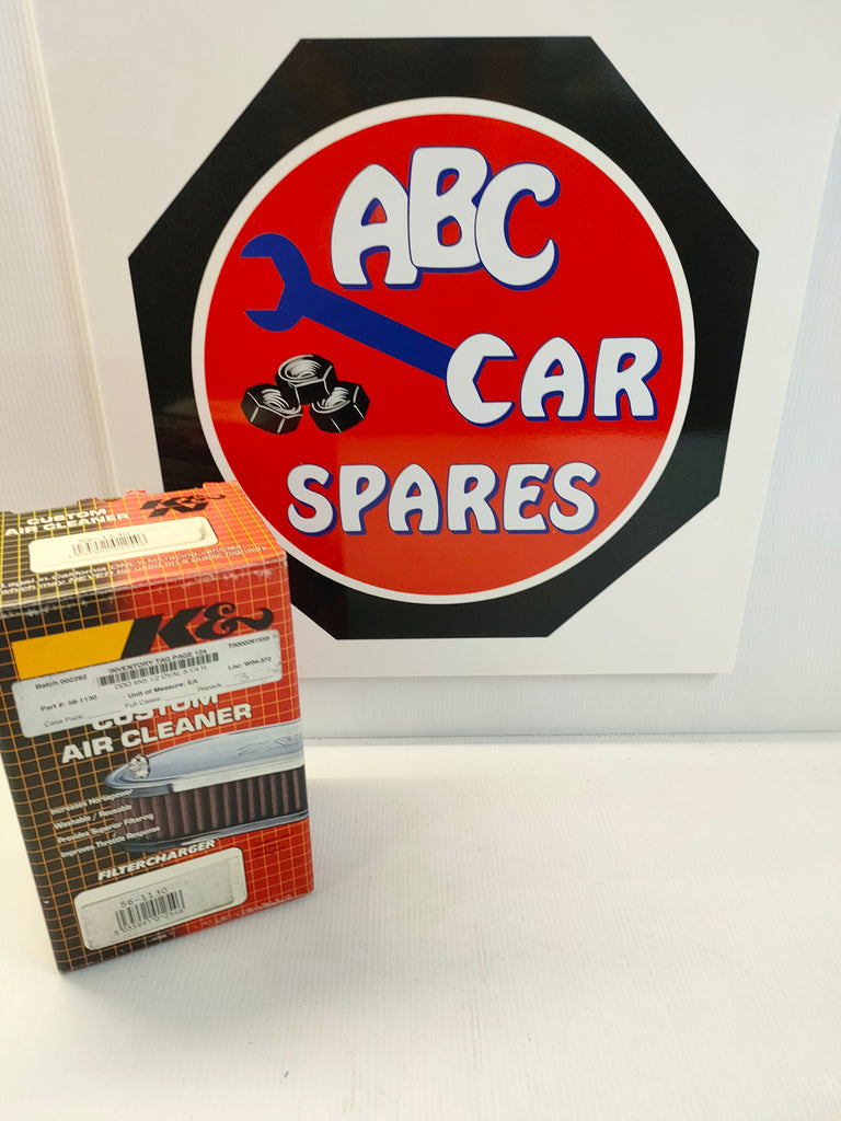 K&N 56-1130 Chrome Custom Fit Air Filter Frame Oval For Weber DCNF (No Filter Element)