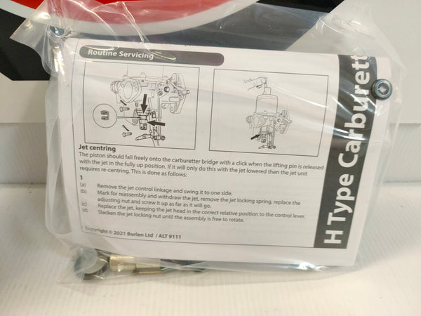 SU CRK229 H6 Carburettor Rebuild Kit Bentley / Rolls Royce (Single)