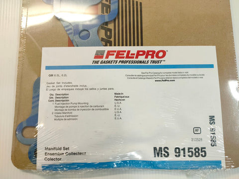 Fel-Pro MS91585 Engine Intake Manifold Gasket Set (GMC, Chevrolet etc)