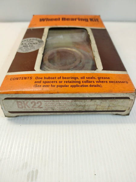 Moprod BK22 Chrysler, Hillman, Singer Rear Wheel Bearing Kit (Minx, Hunter etc)
