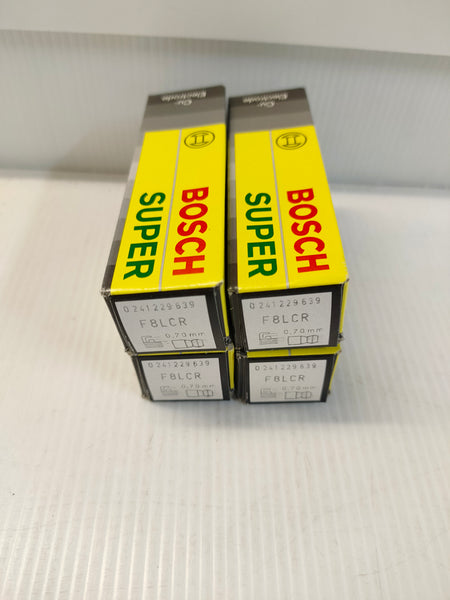 Bosch Super F8LCR Spark Plugs (Pack 4) BMW etc
