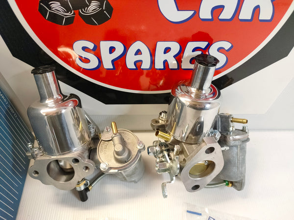 SU FZX3051 HS2 Pair Carburettors Mini Cooper incl Linkage 998cc