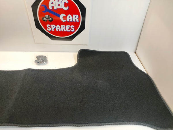 Unbranded Range Rover L322 Tailored Black Rubber Backed Carpet Floor Mats (03-12)