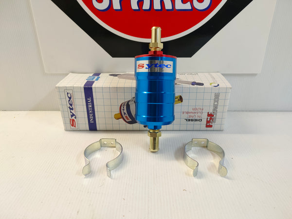 Sytec BulletA6-B In-Line High Pressure Fuel Filter 12mm - 12mm