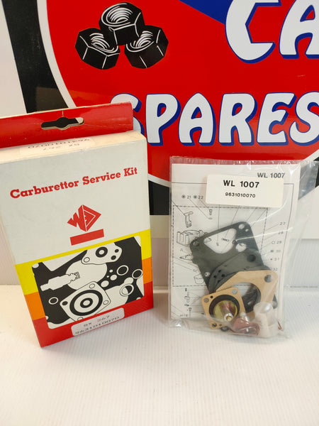 Webcon 32PBISA Solex Carburettor Service Kit 9631010070 SX267 (Peugeot)