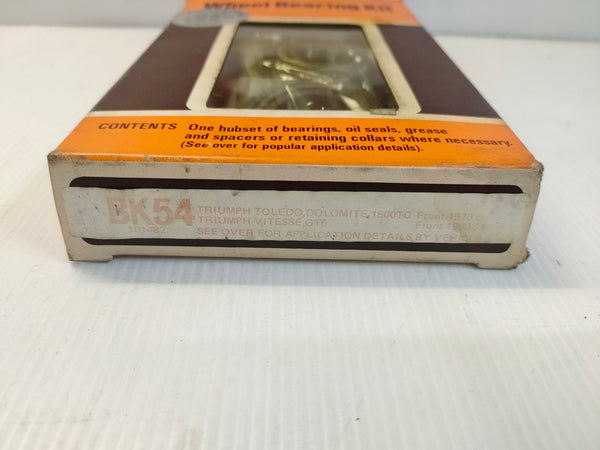 Moprod BK54 Triumph Front Wheel Bearings (Toledo, Dolomite etc)