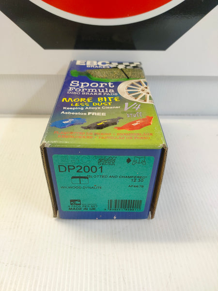EBC Greenstuff DP2001 Brake Pads (pk4)