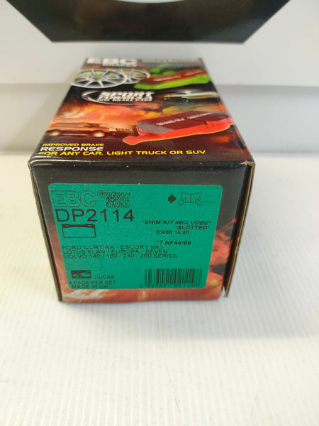 EBC Greenstuff DP2114 Brake Pads (pk4) (Caterham, Ford, Volvo etc)