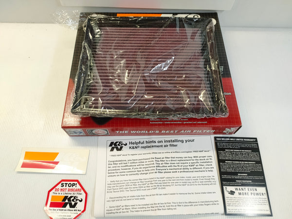 K&N 33-2119 Original High Flow Reusable Air Filter (Land Rover, Peugeot, Citroen etc)