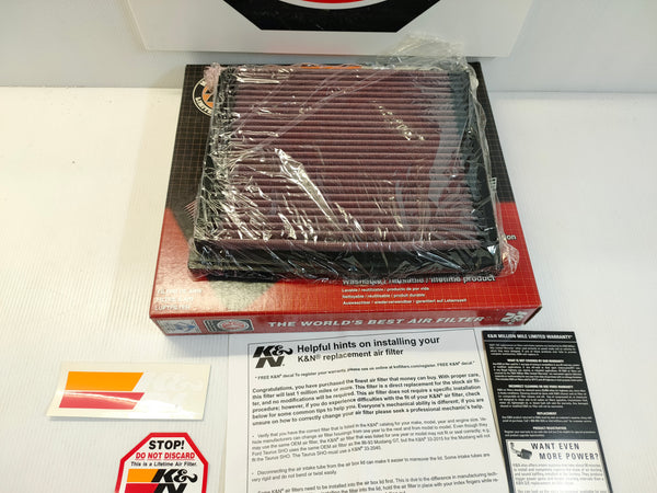 K&N 33-2119 Original High Flow Reusable Air Filter (Land Rover, Peugeot, Citroen etc)