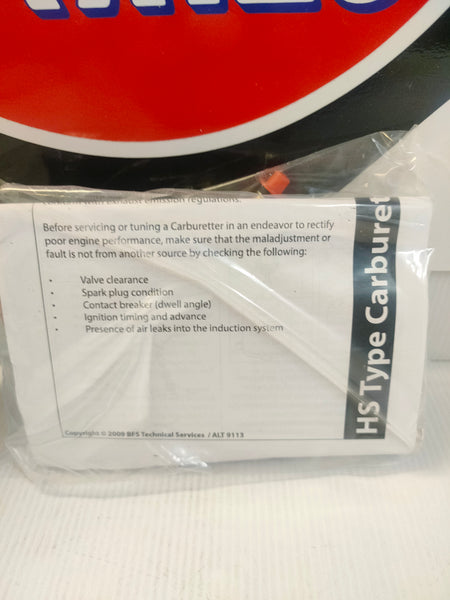 SU CRK288 HS6 Waxstat Carburettor Rebuild Kit Triumph 2000 (Pair)