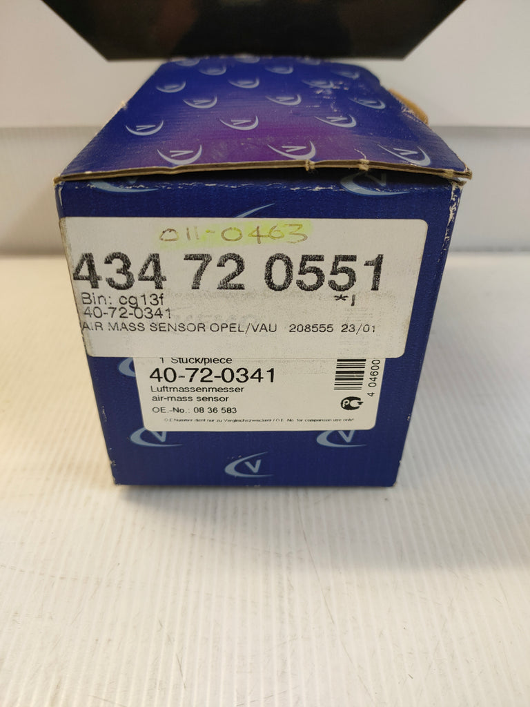 Vemo 40-72-0341 / 434720551 MAF Mass Air Flow Sensor (Vauxhall / Opel)