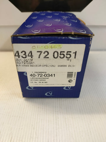 Vemo 40-72-0341 / 434720551 MAF Mass Air Flow Sensor (Vauxhall / Opel)