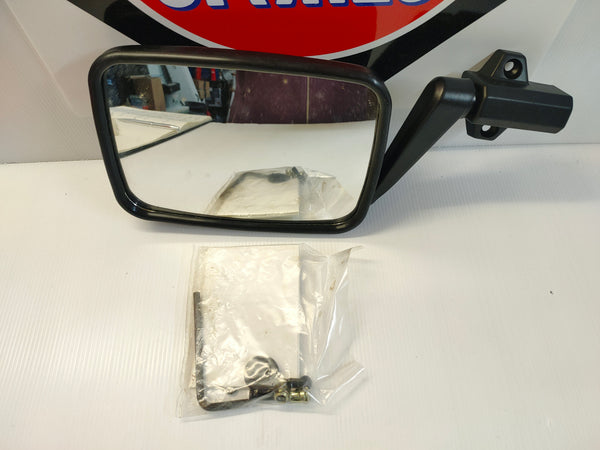 Autosafe AT60RCE Right Hand Convex Light Van Mirror Black Finish 185mm x 130mm
