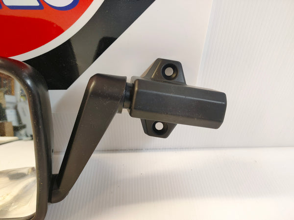 Autosafe AT60RCE Right Hand Convex Light Van Mirror Black Finish 185mm x 130mm