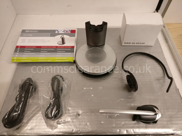 GN Netcom 9350 USB/Telephone Monaural Wireless Midi-Boom Headset