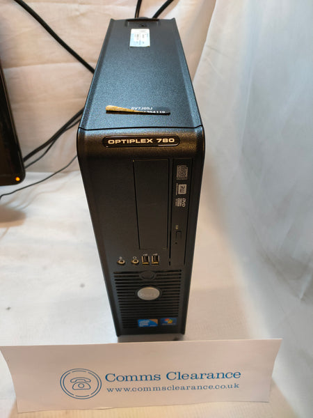 Dell Optiplex 780 PC Core2Duo Win10 (incl Win7 COA) 250GB HDD 4GB RAM incl keyboard