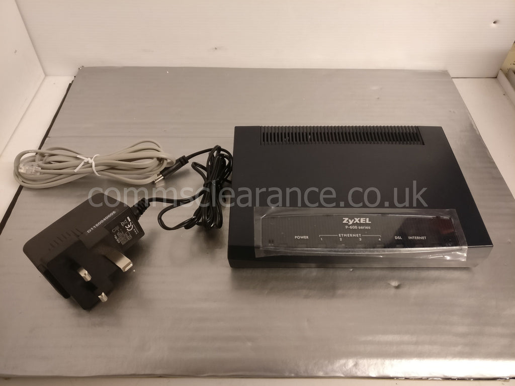 Zyxel P-661H-D1 Router inc PSU and DSL Cable